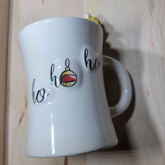 Disney Winnie the Pooh Ho Ho Ho Coffee Mug with Winnie Figurine Santa Pooh - Picture 9 of 12
